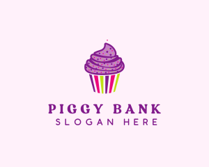 Sweet Cupcake Muffin  logo design