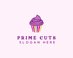 Sweet Cupcake Muffin  logo design