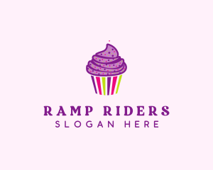 Sweet Cupcake Muffin  logo design