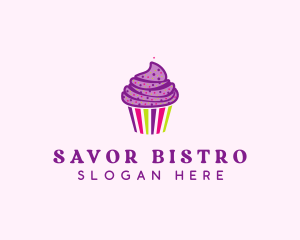 Sweet Cupcake Muffin  logo design