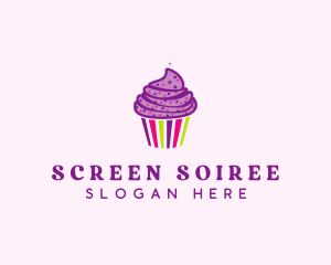 Sweet Cupcake Muffin  logo design