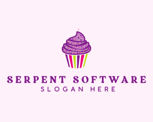 Sweet Cupcake Muffin  logo design