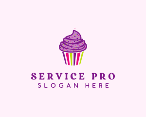 Sweet Cupcake Muffin  logo design