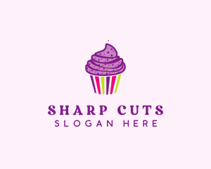 Sweet Cupcake Muffin  logo design