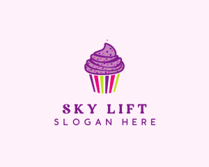 Sweet Cupcake Muffin  logo design