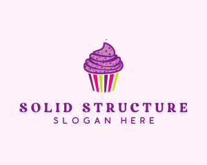 Sweet Cupcake Muffin  logo design