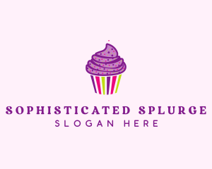 Sweet Cupcake Muffin  logo design