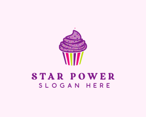 Sweet Cupcake Muffin  logo design