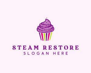 Sweet Cupcake Muffin  logo design