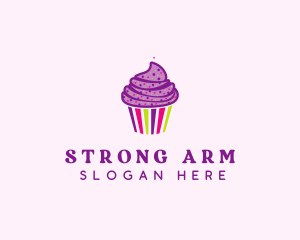 Sweet Cupcake Muffin  logo design