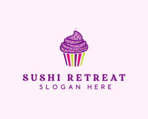 Sweet Cupcake Muffin  logo design