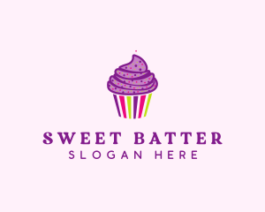 Sweet Cupcake Muffin  logo design