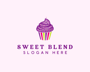 Sweet Cupcake Muffin  logo design