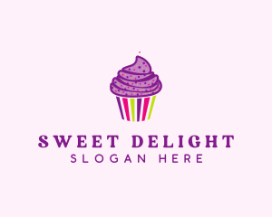 Sweet Cupcake Muffin  logo design