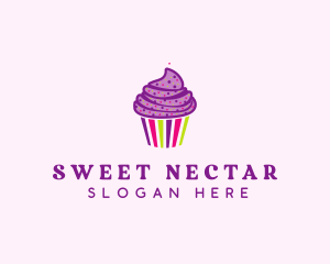 Sweet Cupcake Muffin  logo design