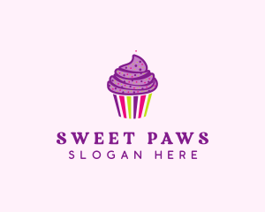 Sweet Cupcake Muffin  logo design