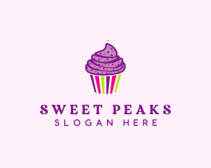 Sweet Cupcake Muffin  logo design