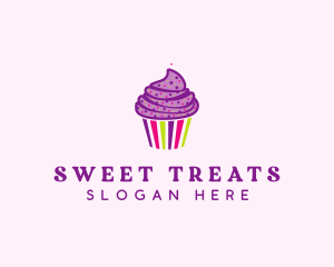 Sweet Cupcake Muffin  logo design