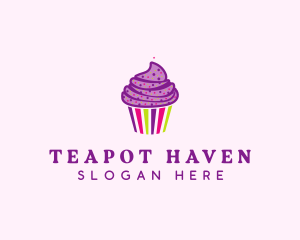 Sweet Cupcake Muffin  logo design