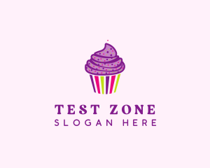 Sweet Cupcake Muffin  logo design