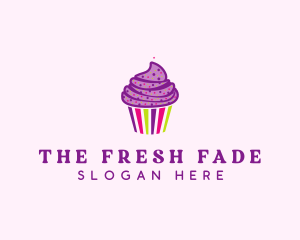 Sweet Cupcake Muffin  logo design