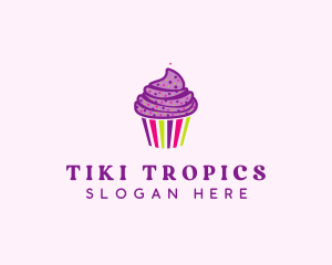 Sweet Cupcake Muffin  logo design