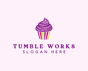 Sweet Cupcake Muffin  logo design