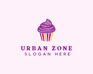 Sweet Cupcake Muffin  logo design