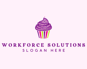 Sweet Cupcake Muffin  logo design