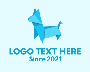 Blue Dog Origami logo