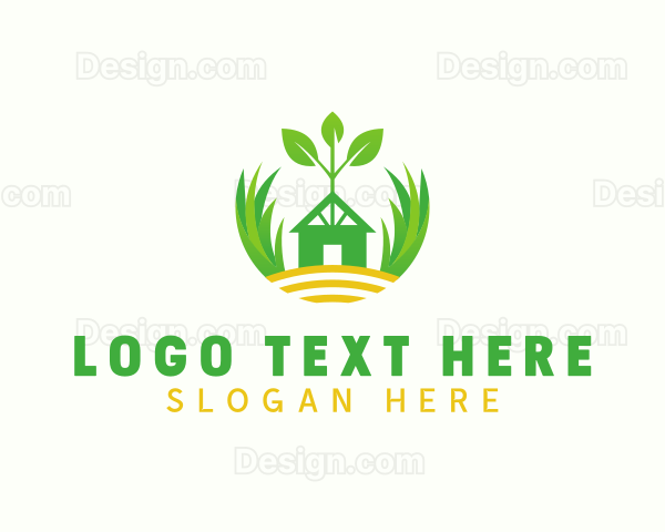 Backyard Lawn Gardening Logo