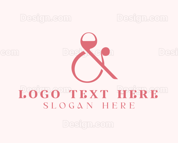 Upscale Ampersand Type Logo