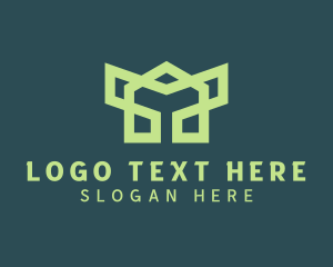 Symbol - Green Robotic Symbol logo design