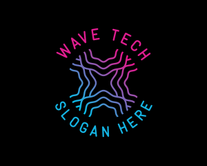 Tech Waves Company logo design