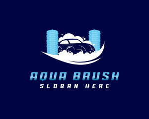 Automotive Vehicle Wash logo design