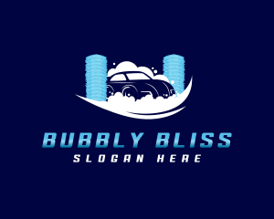 Automotive Vehicle Wash logo design