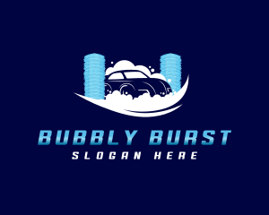 Automotive Vehicle Wash logo design