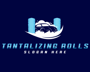 Automotive Vehicle Wash logo design