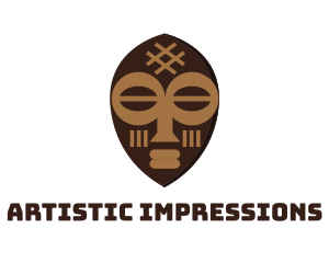 Tribal Art Mask logo design