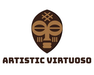 Tribal Art Mask logo design