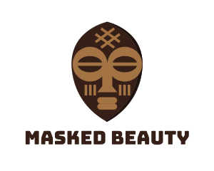 Tribal Art Mask logo design