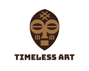 Tribal Art Mask logo design