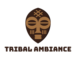 Tribal Art Mask logo design