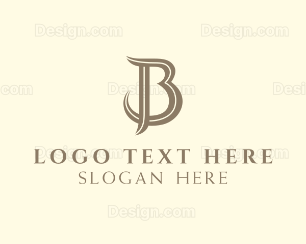 Script Marketing Business Logo