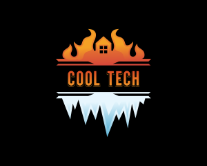 HVAC Thermal Cooling logo design