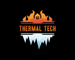 HVAC Thermal Cooling logo design