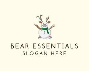 Bear Snowman Bear logo