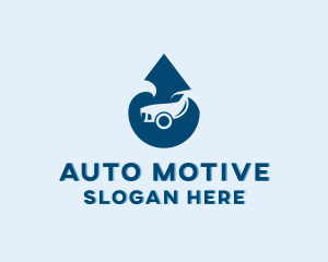 Auto Vehicle Car Wash logo design