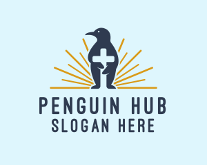 Penguin Christian Cross logo