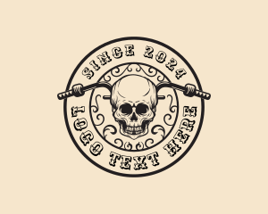 Skull Motorbike Garage logo